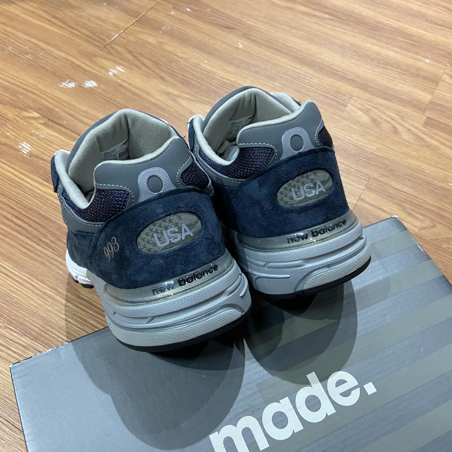 New Balance MR993NV (Made in USA) us11 (2E Width) (NB代用盒)