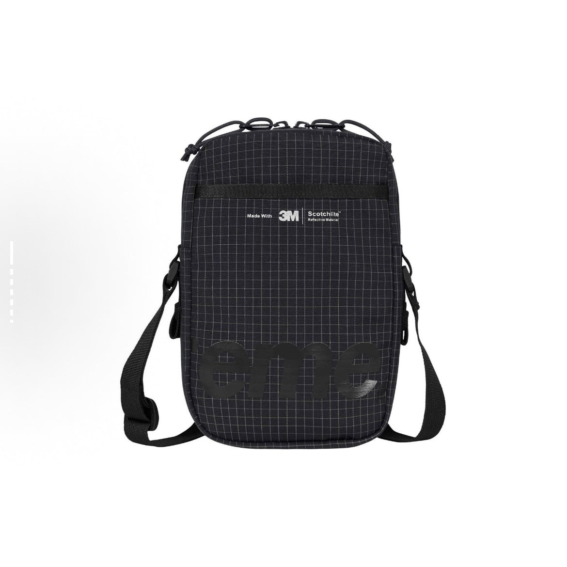 Supreme SS24 Side Bag 3M Black SS24B17