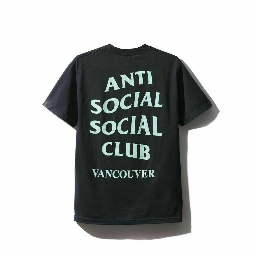 Anti Social Social Club ASSC Vancouver City Tee Black 黑色