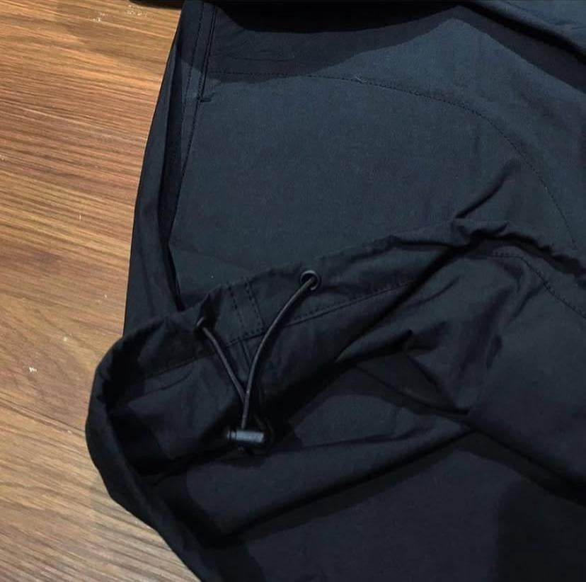 Pin Sktbs Cadet Collar Half Zip Woven Jacket Black Green