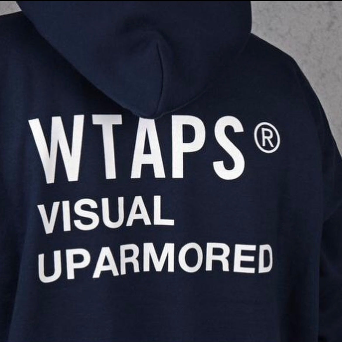 Wtaps Visual Uparmored Hoody Black Grey Navy 222ATDT-HPM02S