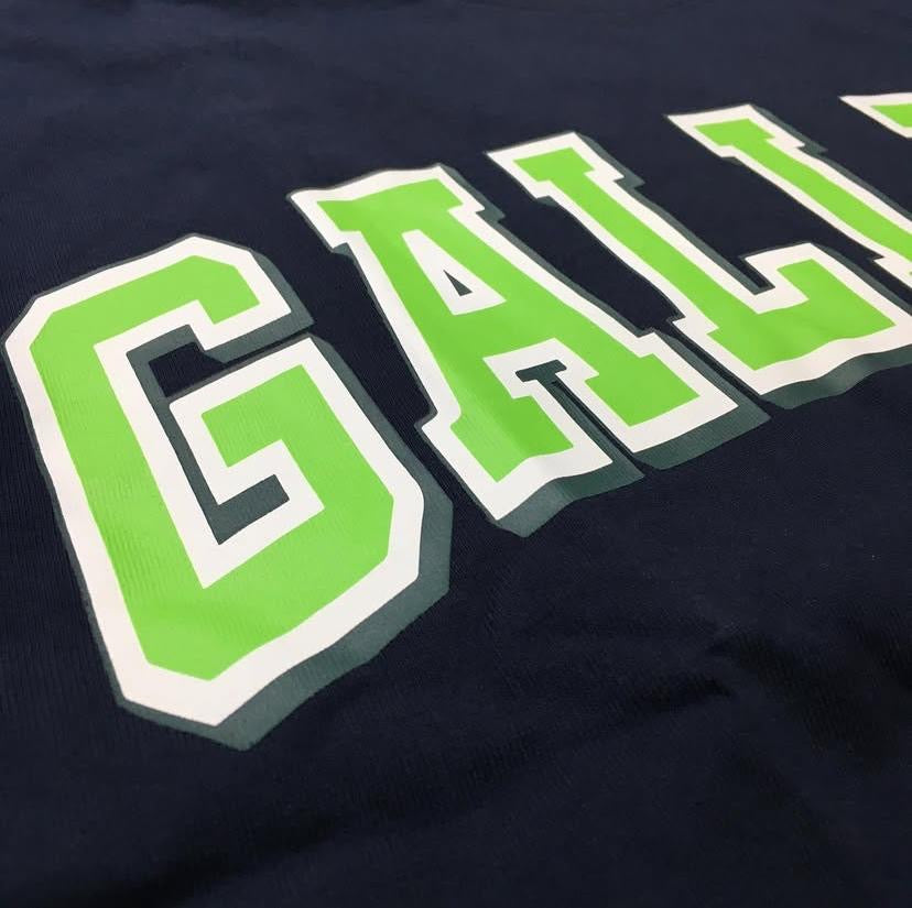 Pin Sktbs Gallery Printed Tee Black Grey Navy