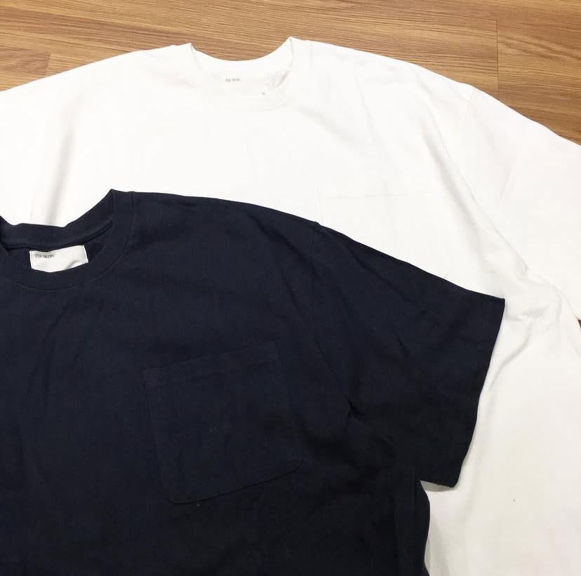 Pin Sktbs Calendar Pocket Tee Navy White