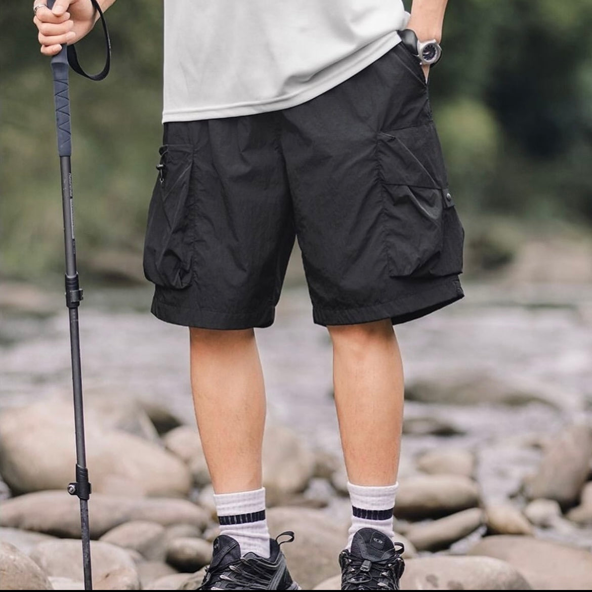 Preorder 預訂 OutWild Outdoor Shorts Black Beige Purple 防潑水速乾戶外短褲 黑色 卡其 紫色