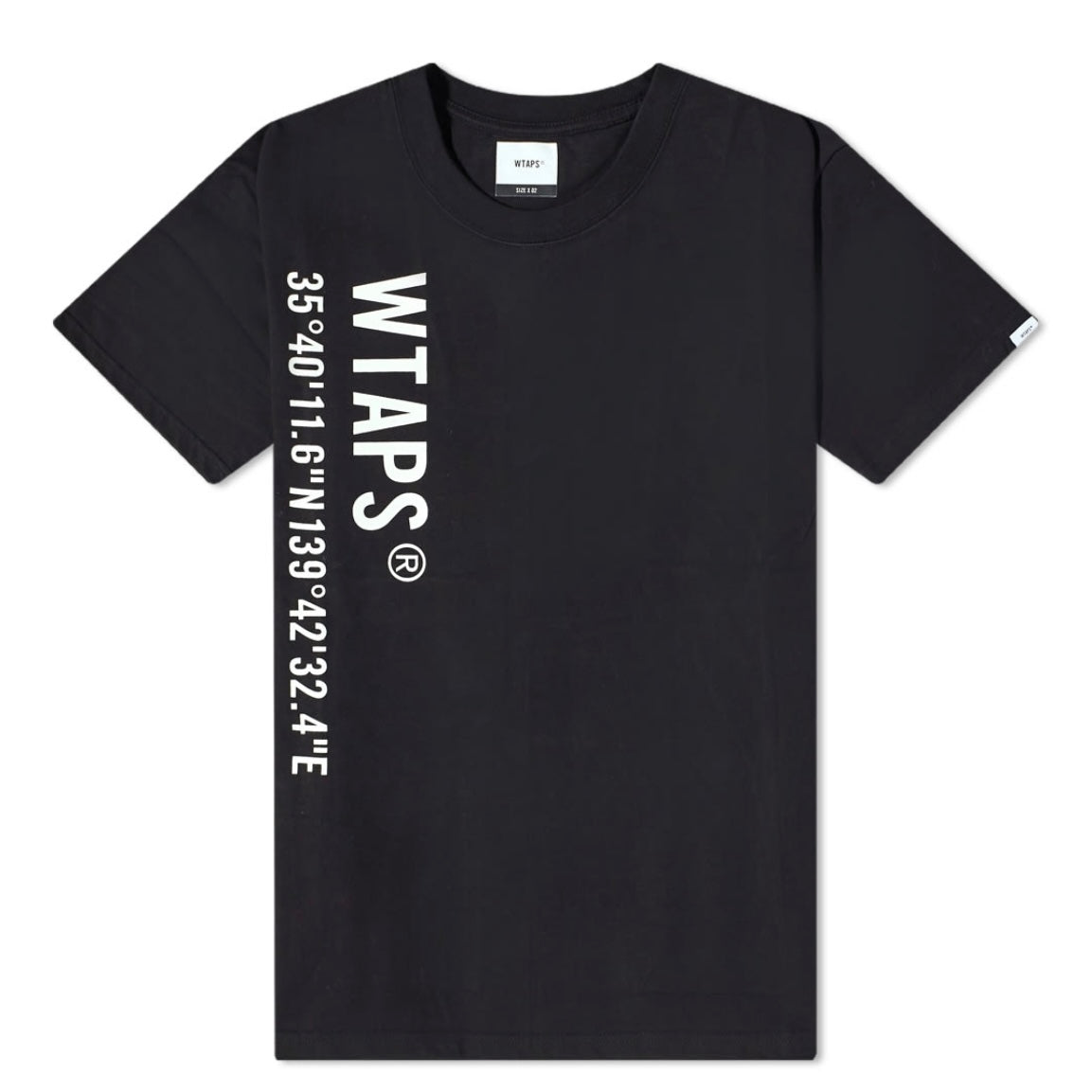 Wtaps GPS SS Tee Black 221PCDT-ST07S