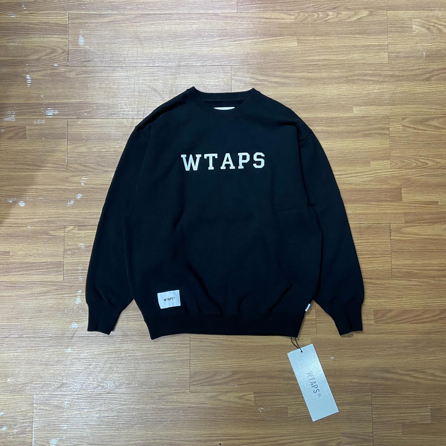 WTAPS - ACADEMY / SWEATER/COTTON.COLLEGE &frasl; ACADEMY WTAPS – HOODY ブラック