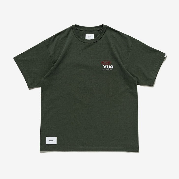 Wtaps ALL 02 Cut & Sewn SS Top Dark Green 232ATDT-CSM04 (Display Item)