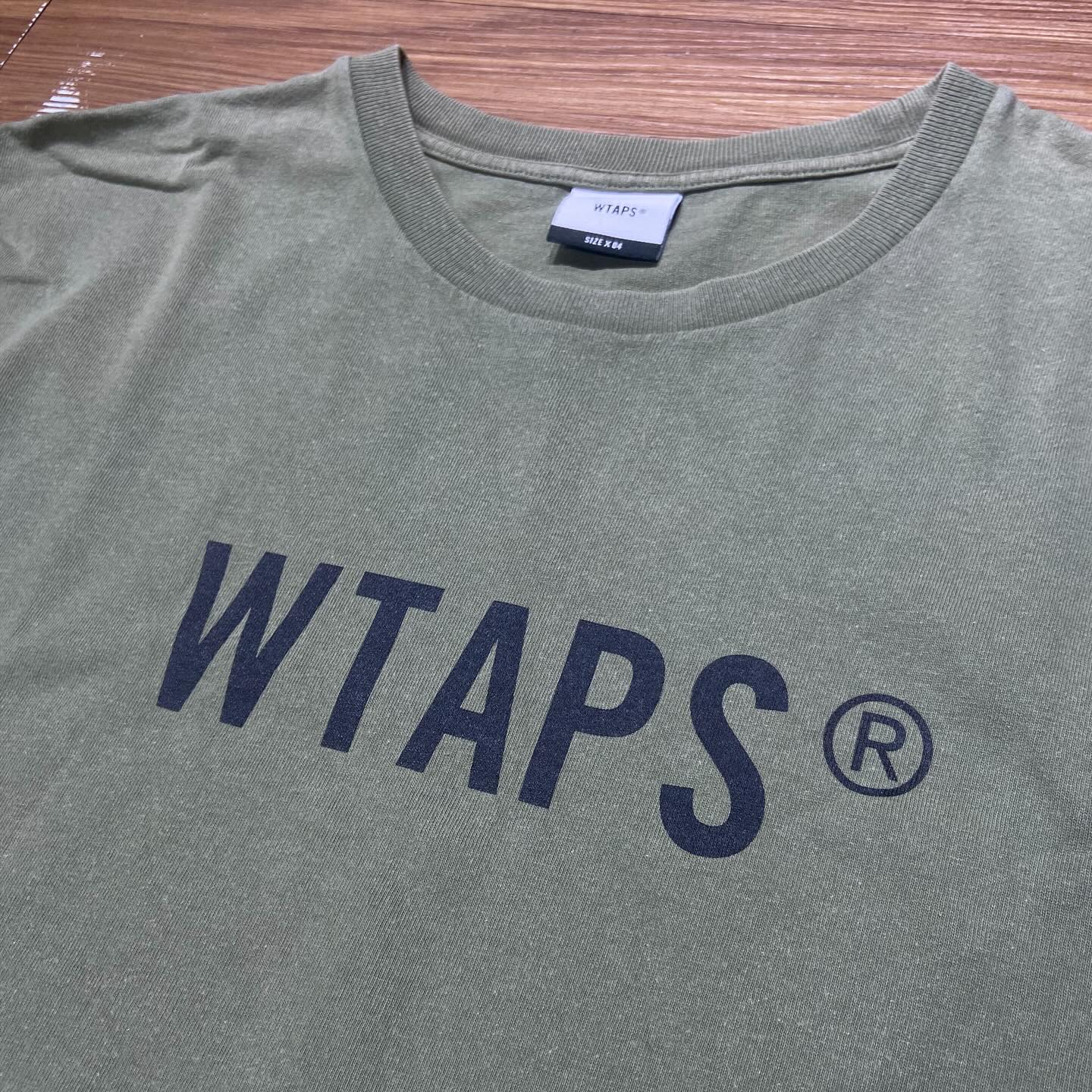 Wtaps Sign SS Tee / Cotton Olive Drab (Display Item)