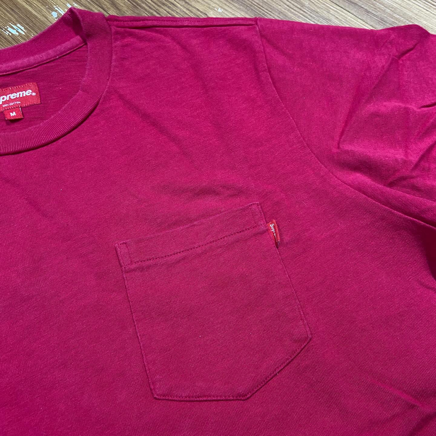Supreme Pocket Tee S/S Magenta (Display Item)