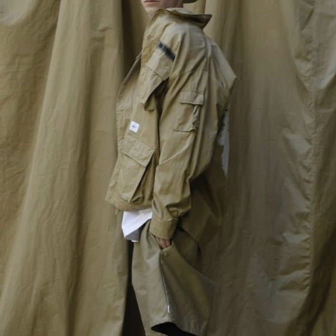 Wtaps Jungle 02 LS / Cotton Ripstop Beige 211WVDT-SHM03