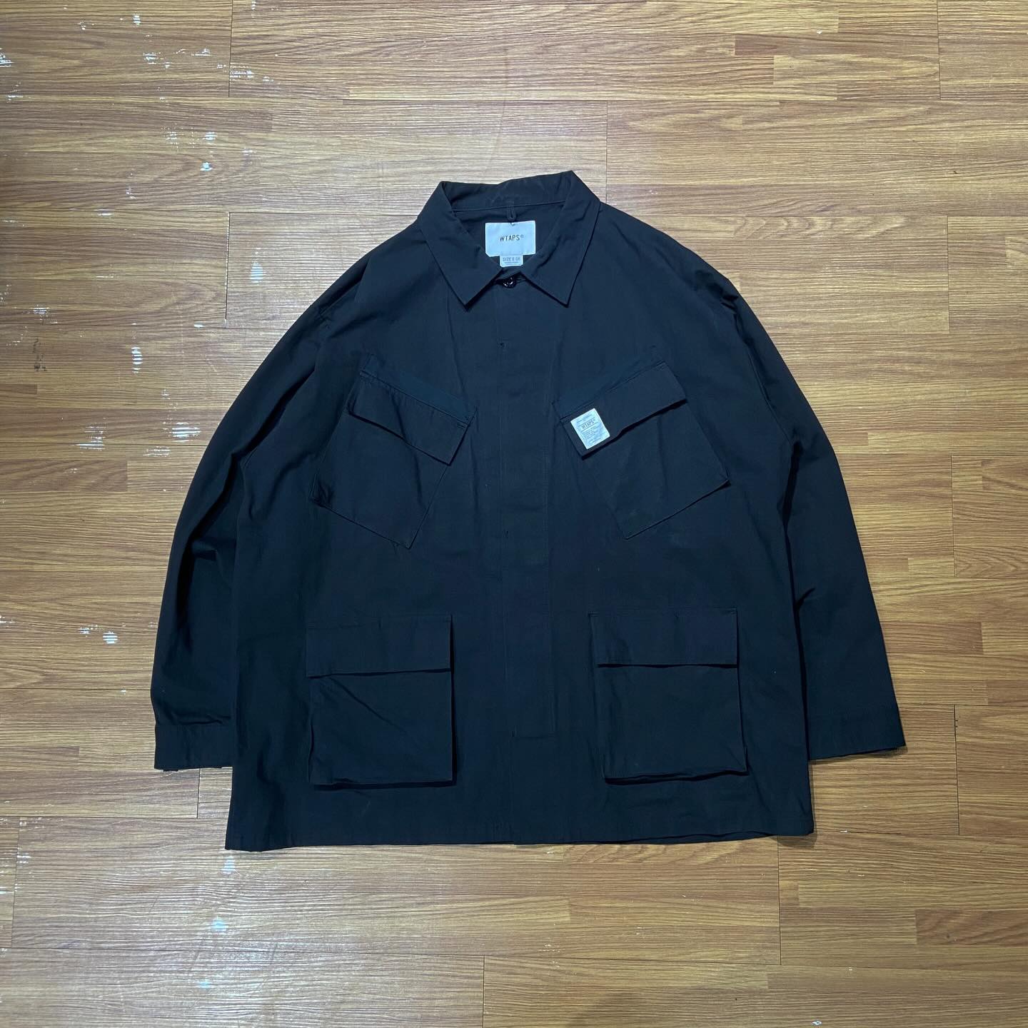 WTAPS JUNGLE 02 LS / NYCO. RIPSTOP Black (Display Item WTAPS JUNGLE 02 LS / NYCO. RIPSTOP Black (Display Item
