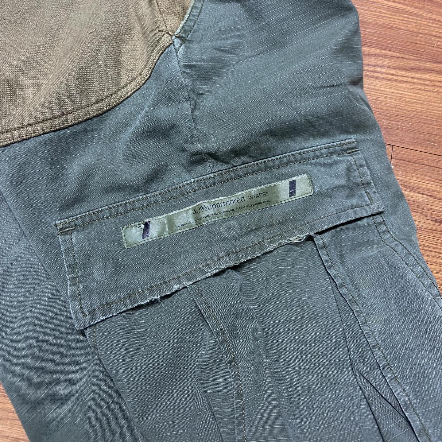 Wtaps Jungle Crushed Cropped (流蘇腳邊) Olive (Used)