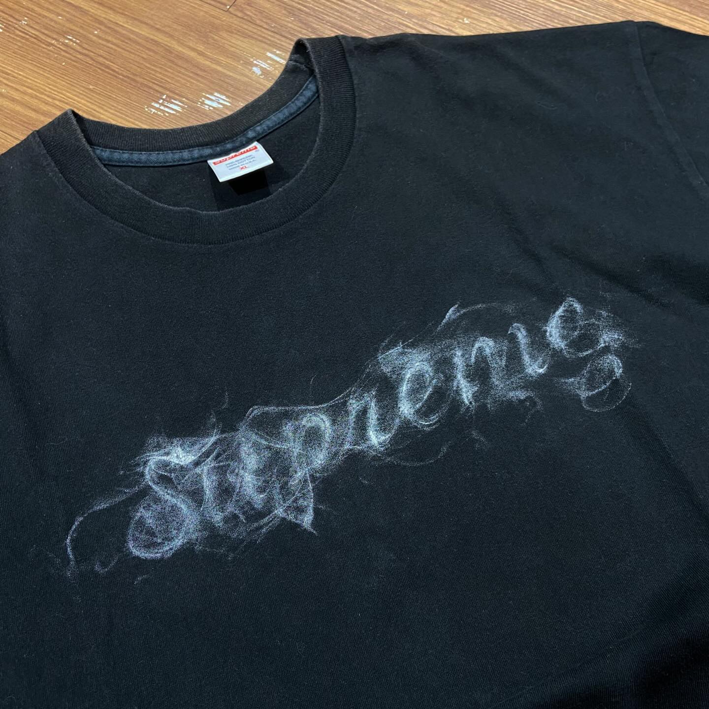 Supreme Smoke Tee Black (Used)