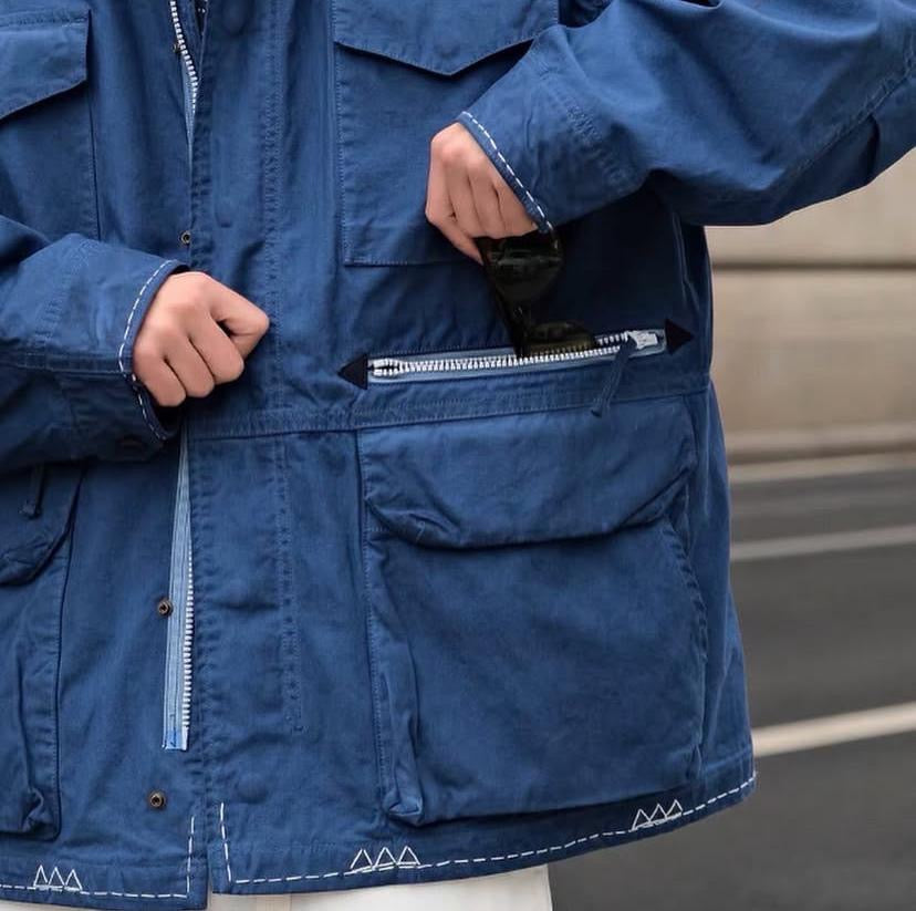 NORLN NR Vintage Indigo Dyed M65 Jacket