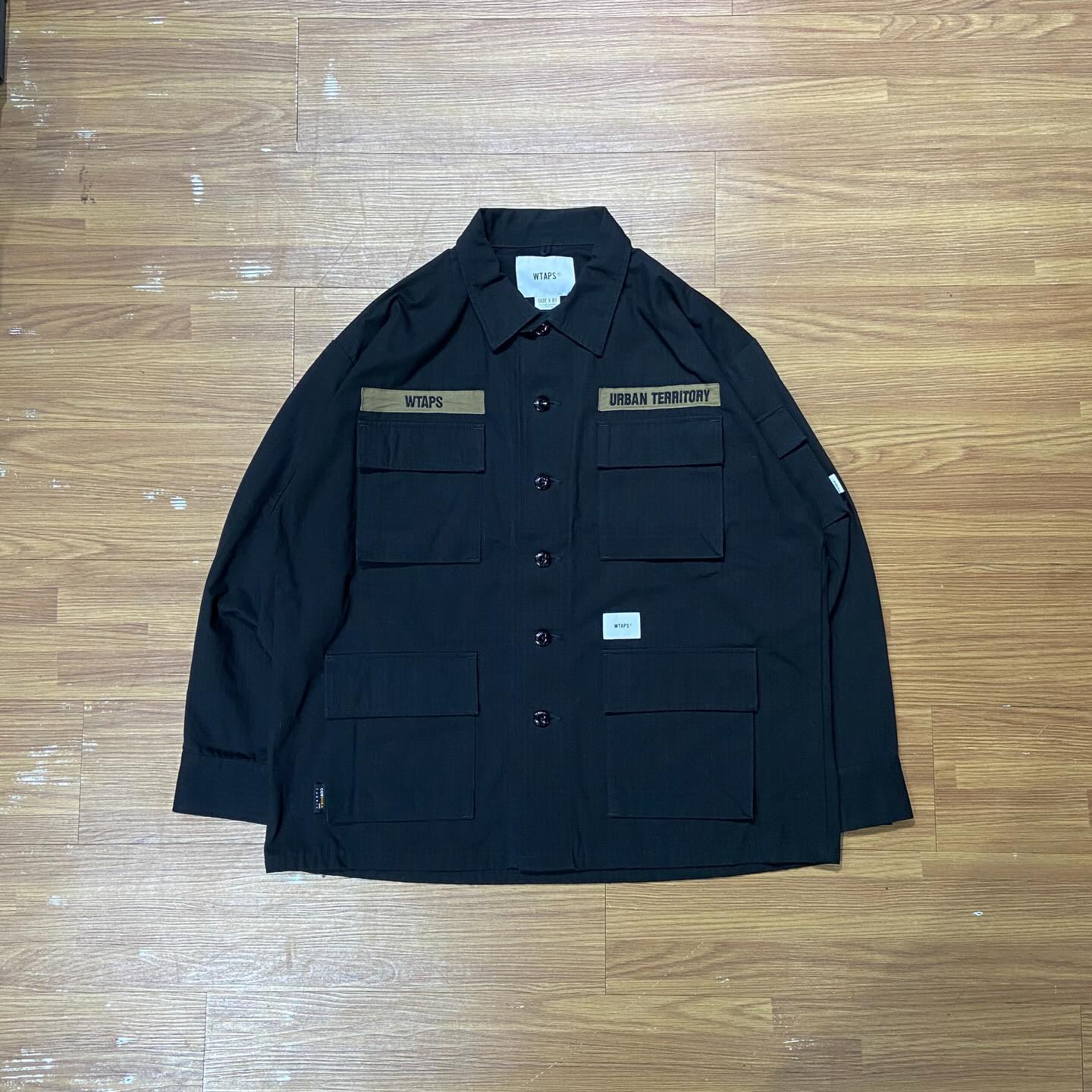 ミリタリージャケット 2020AW WTAPS JUNGLE RIPSTOP. CORDURA WTAPS JUNGLE JACKET / RIPSTOP (CORDURA®️) Black (Display Item