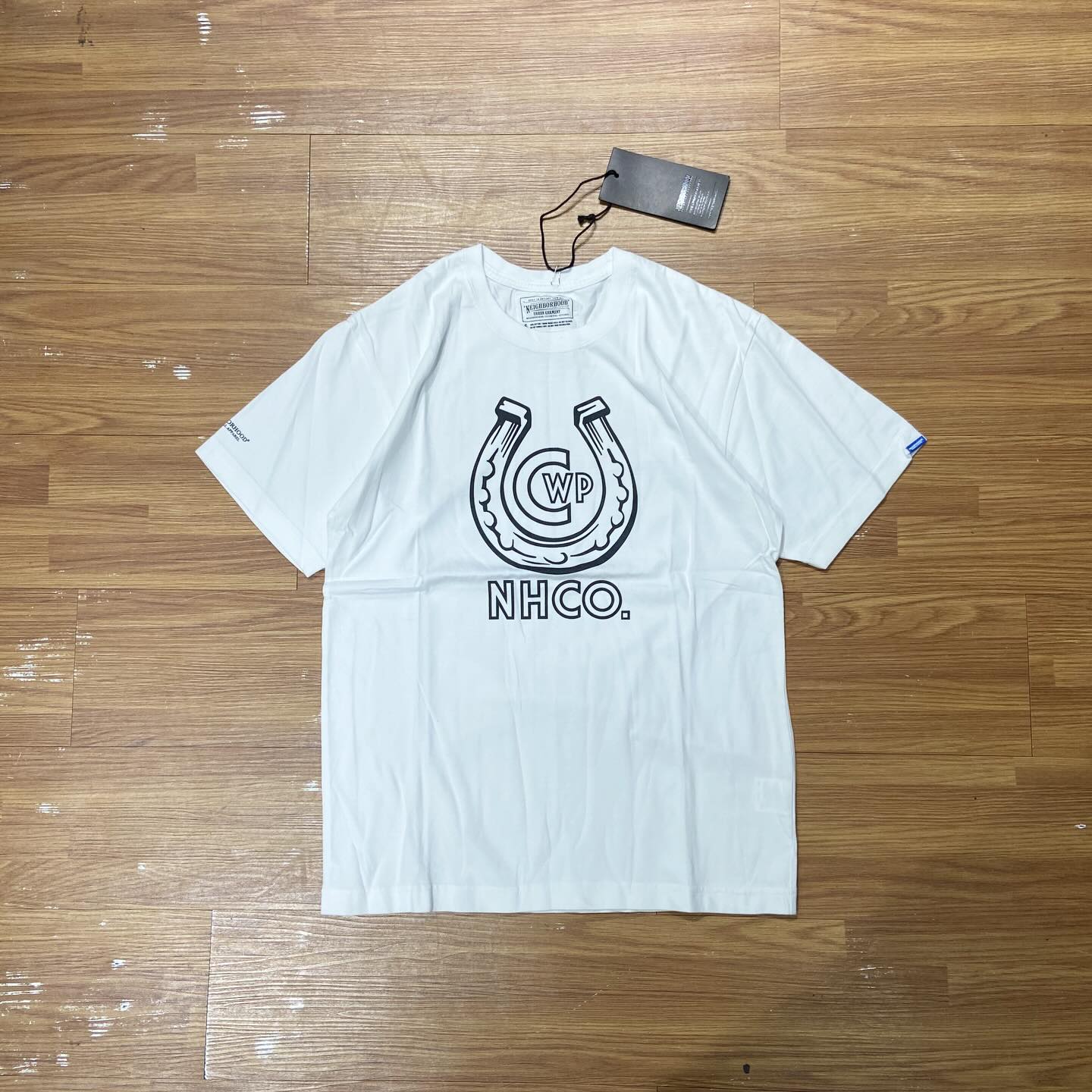 Neighborhood NBHD 馬蹄鐵 Tee White