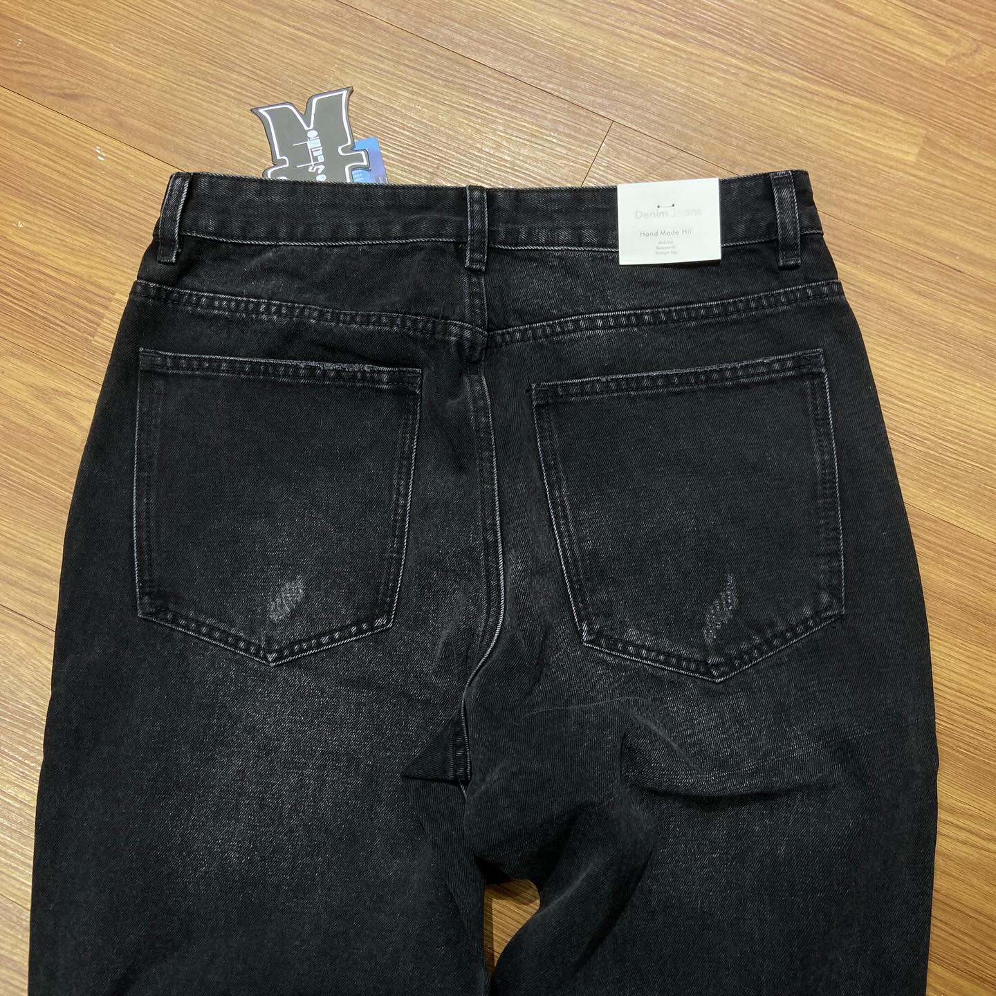 SBS Studio Washed Denim Jeans Black