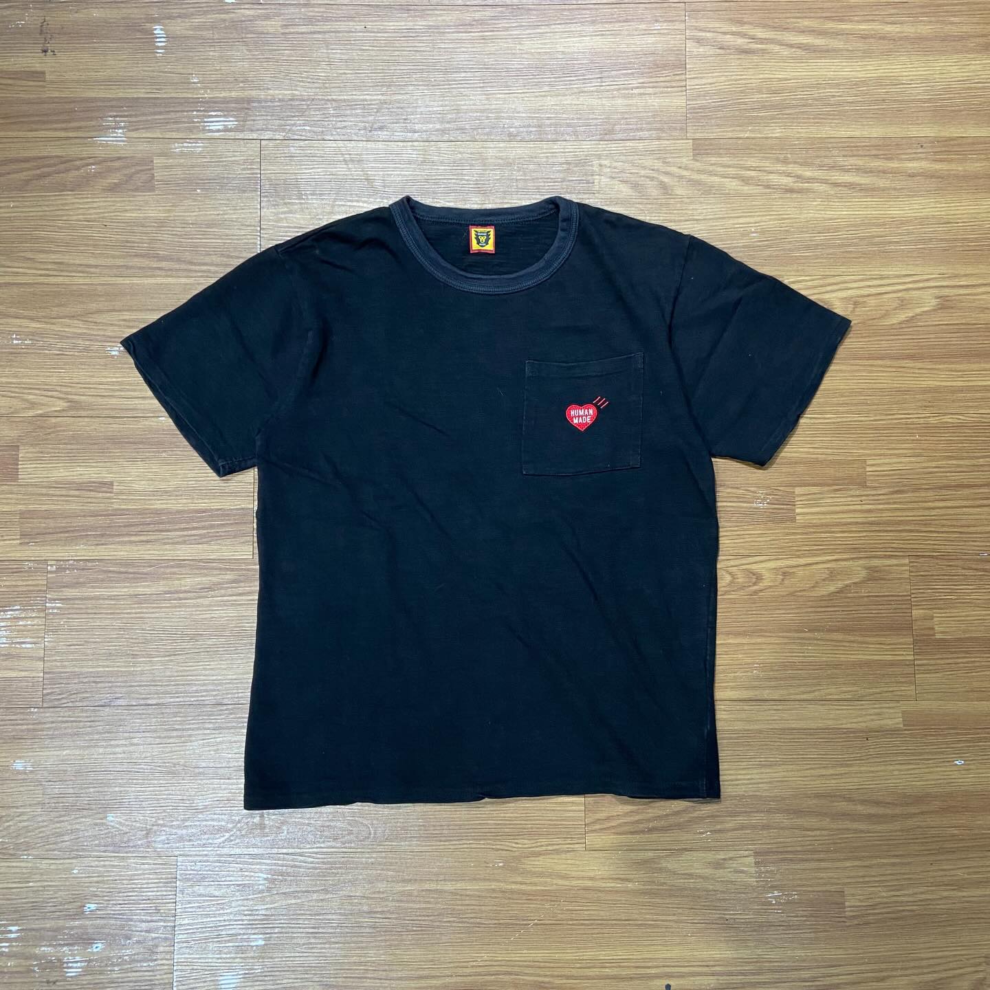 Human Made Polar Bear Pocket Tee Black (Used)