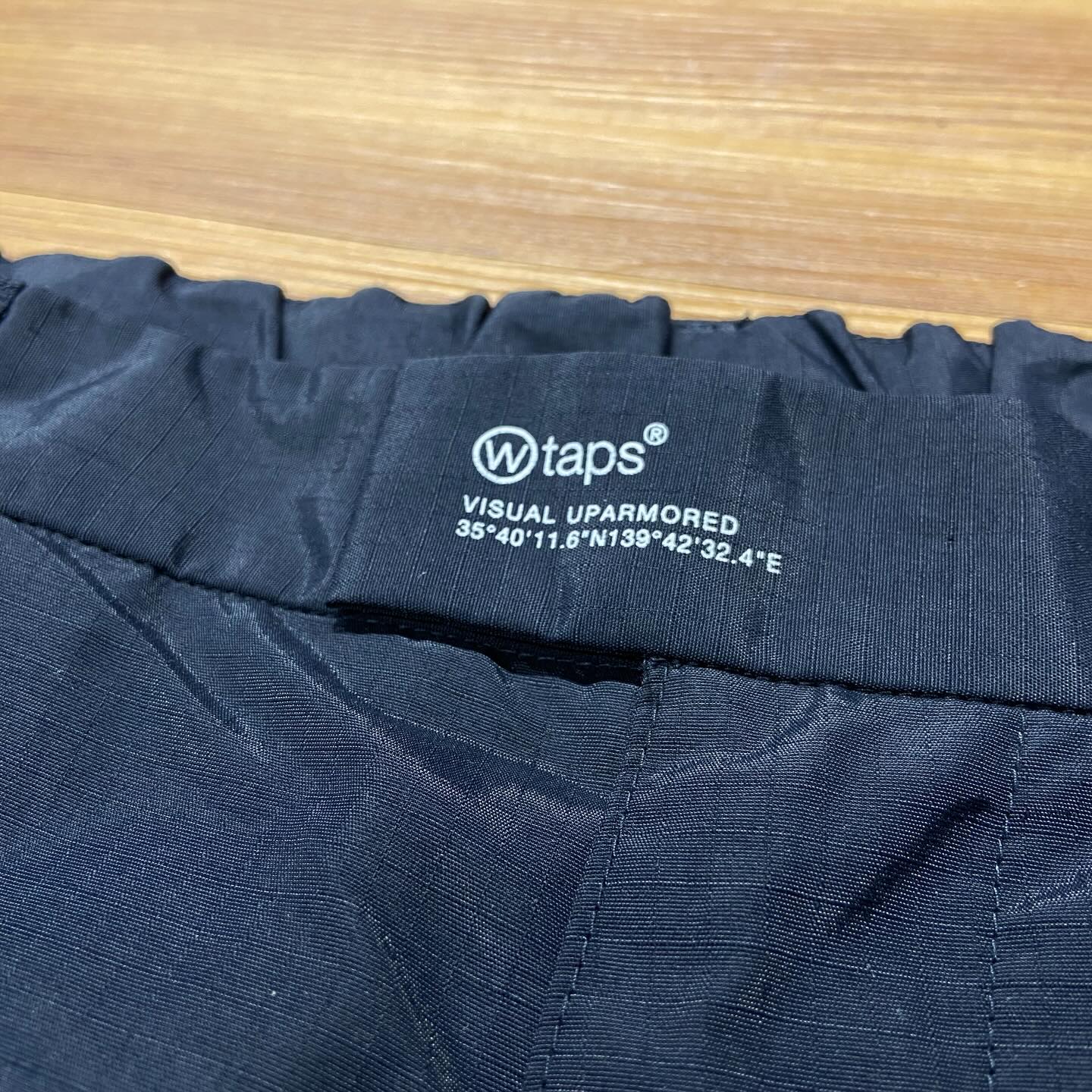 WTAPS LEŻ 6P TROUSERS / NYLON. RIPSTOP. DOT SIGHT Black (Display Item)