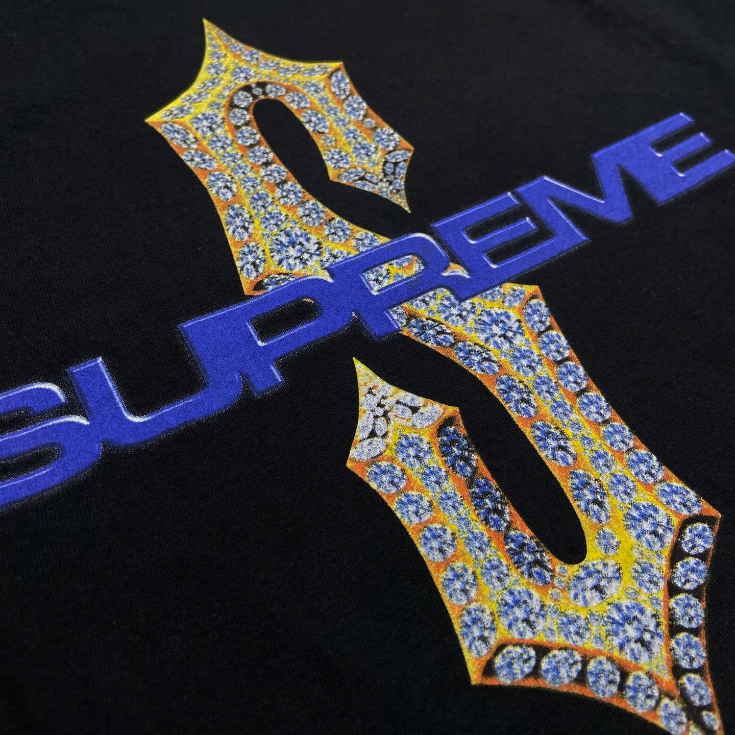 Supreme Diamond Tee Black (Display Item)
