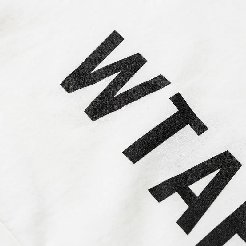 WTAPS SIGN SS / COTTON White (Used)