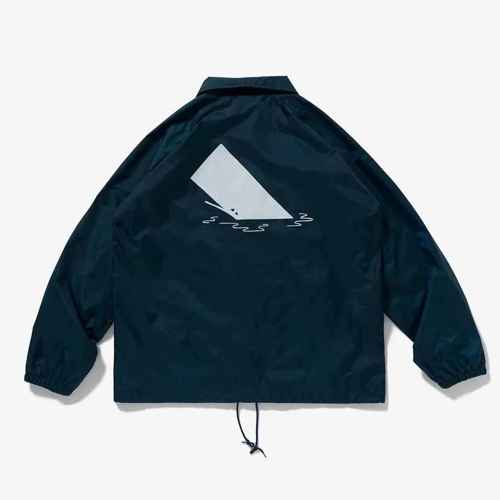 DESCENDANT SPY HOP COACH JACKET π³ Navy (Display Item)