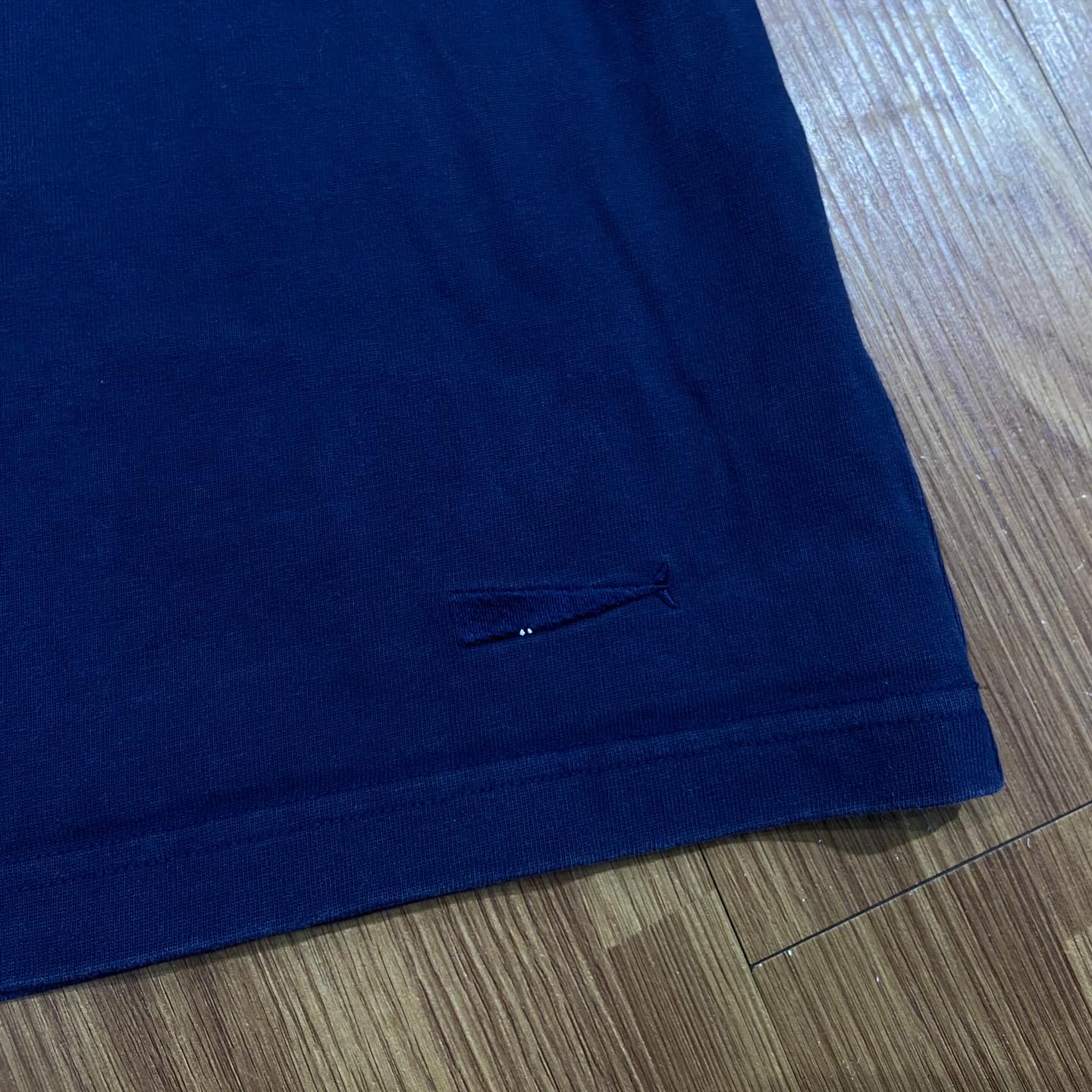 Descendant Pigment Dyed Cetus SS Top Navy (Display Item)