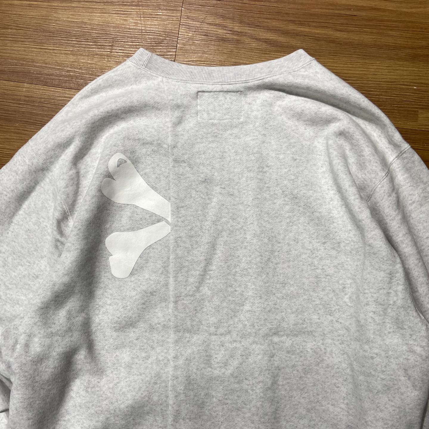 WTAPS RIPPER 02 SWEATSHIRT / COTTON. SWEAT Grey (Used)