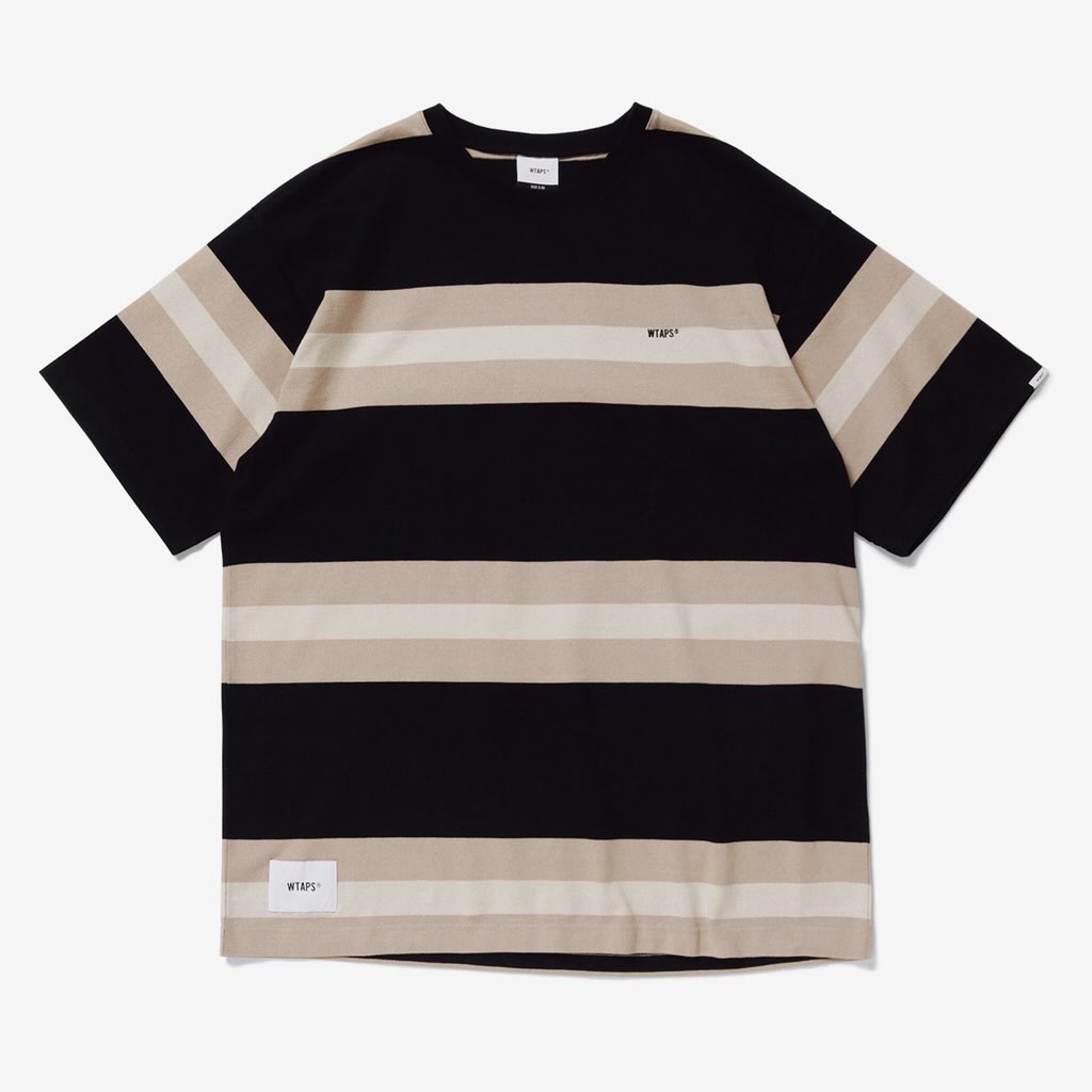 WTAPS VATOS SS / COTTON. TEE KNIT Black (Display Item)