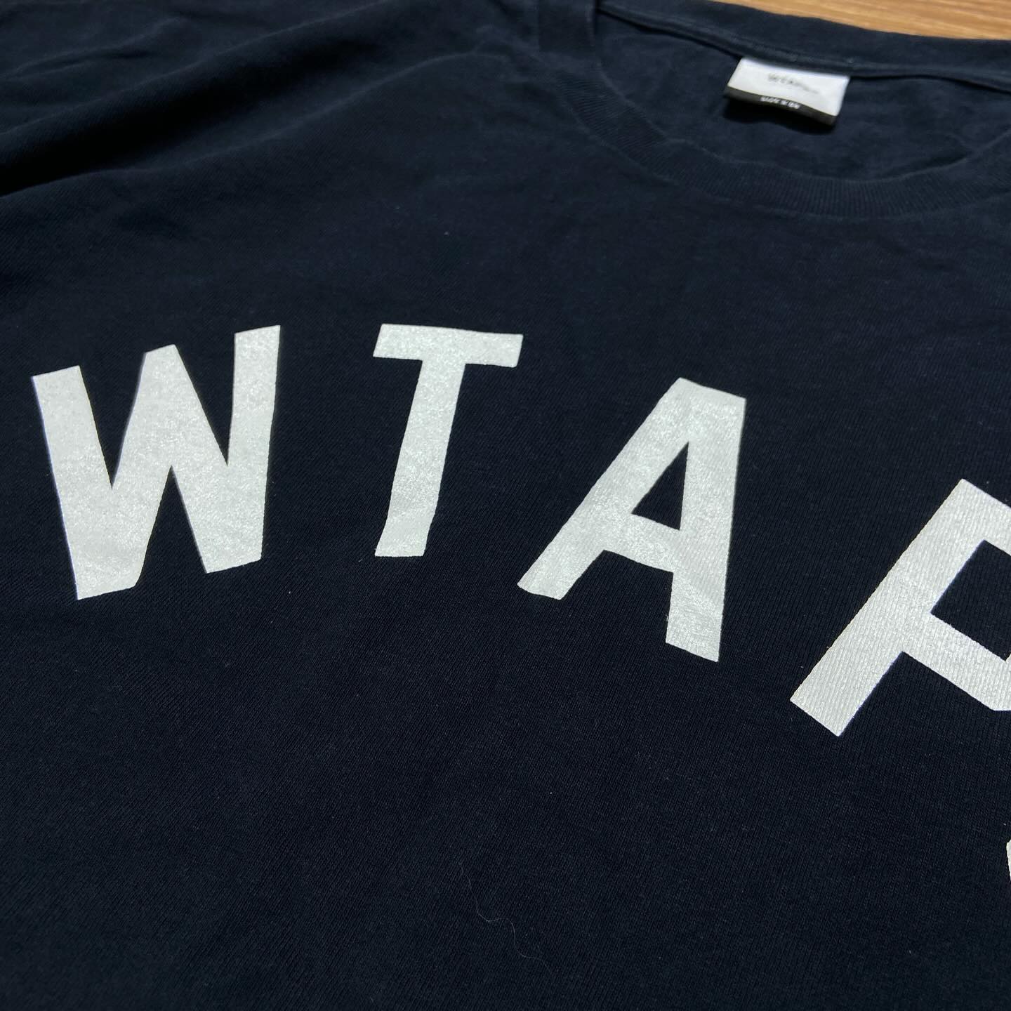 WTAPS LOCKET SS / COTTON. TEE Navy (Used)