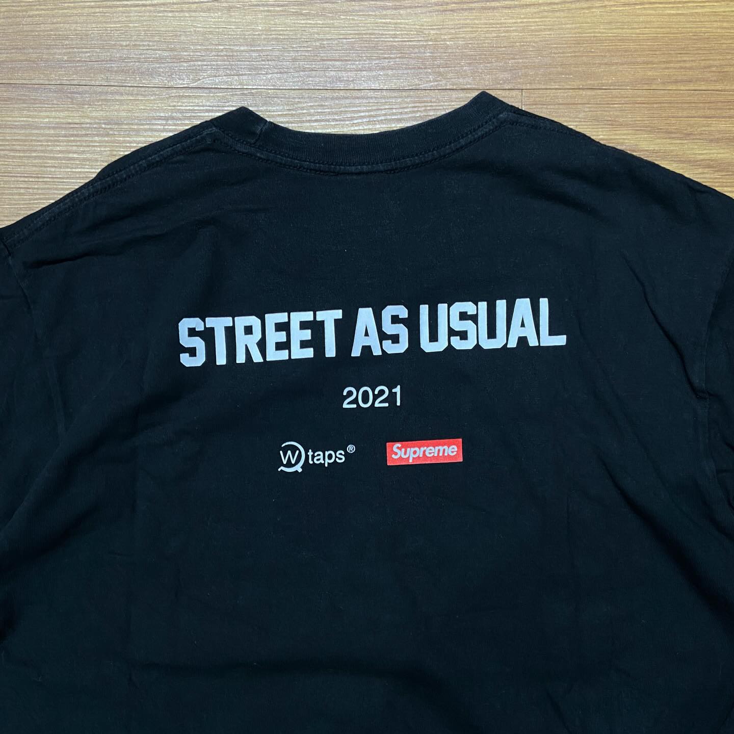 Supreme x Wtaps Sic’em! Tee Black (Used)
