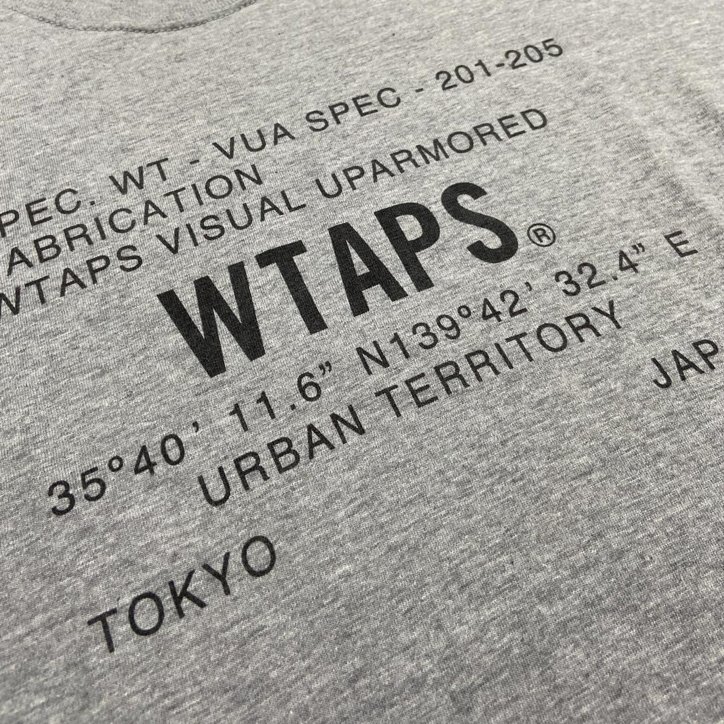 WTAPS FABRICATION SS / COTTON. TEE Grey (Display Item)