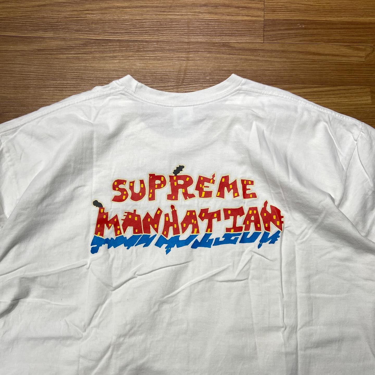 Supreme Manhattan Tee White (Display Item)