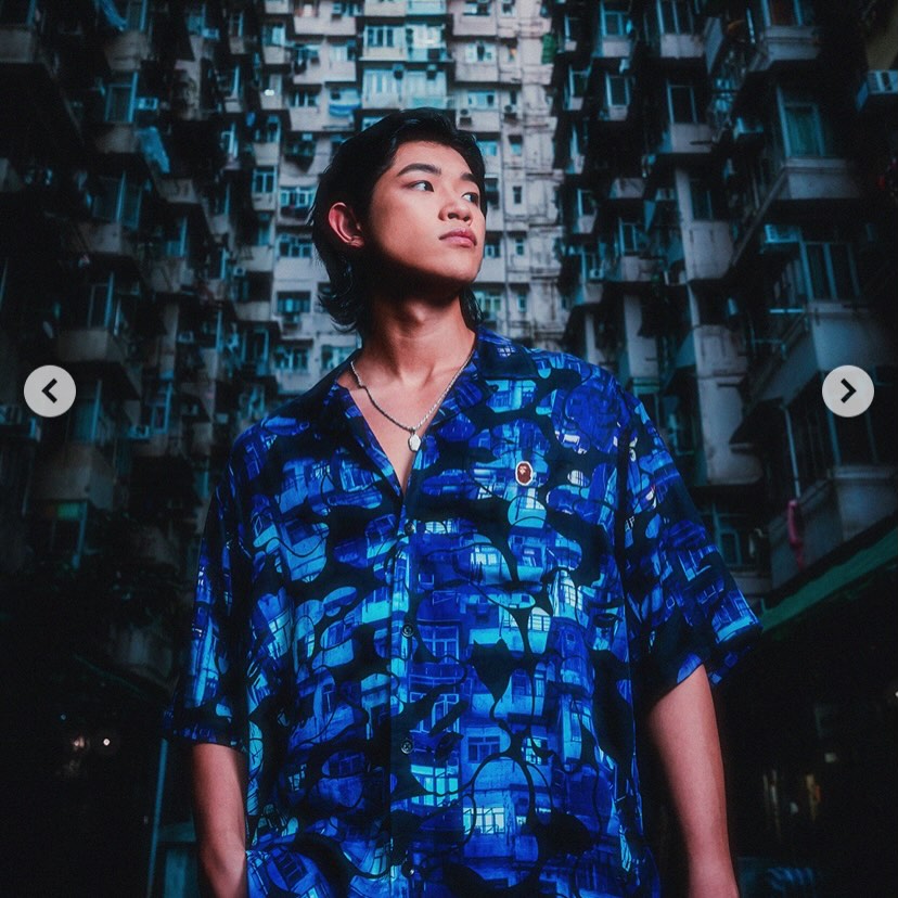 A Bathing Ape 18th Anniversary of BAPE STORE® HONG KONG Shirt (香港限定)Blue (Used)