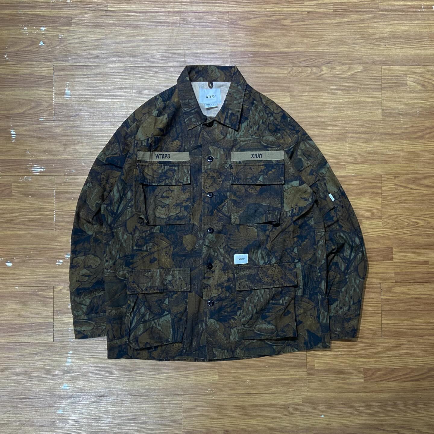 WTAPS JUNGLE LS SHIRT COTTON CANVAS