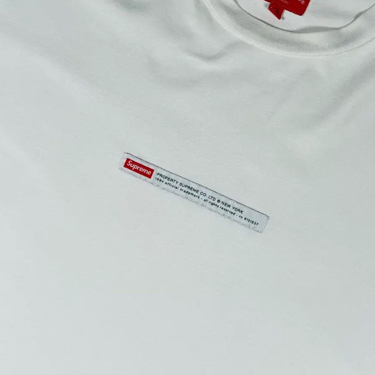 Supreme Property Label S/S Top White (Used)