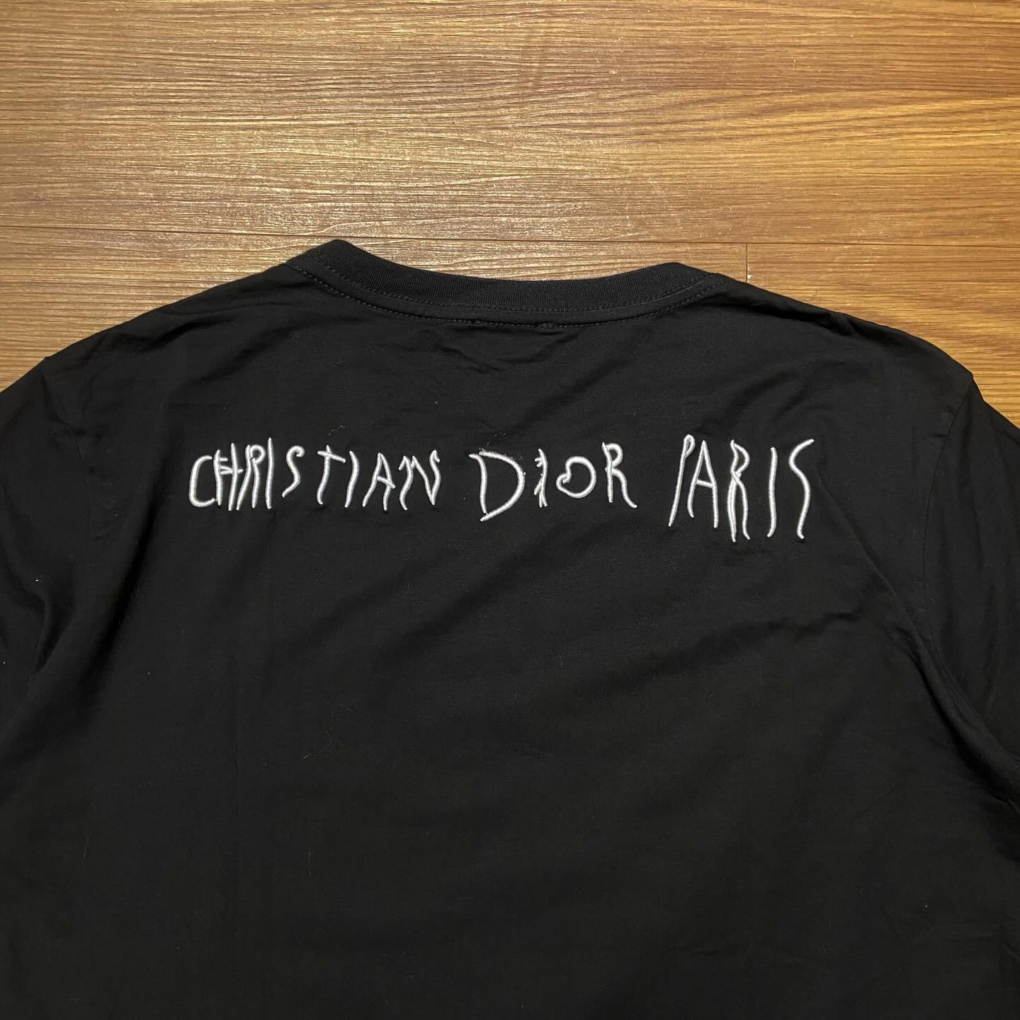 Christian Dior Art Logo Tee (Made in Portugal) Black (Display Item)