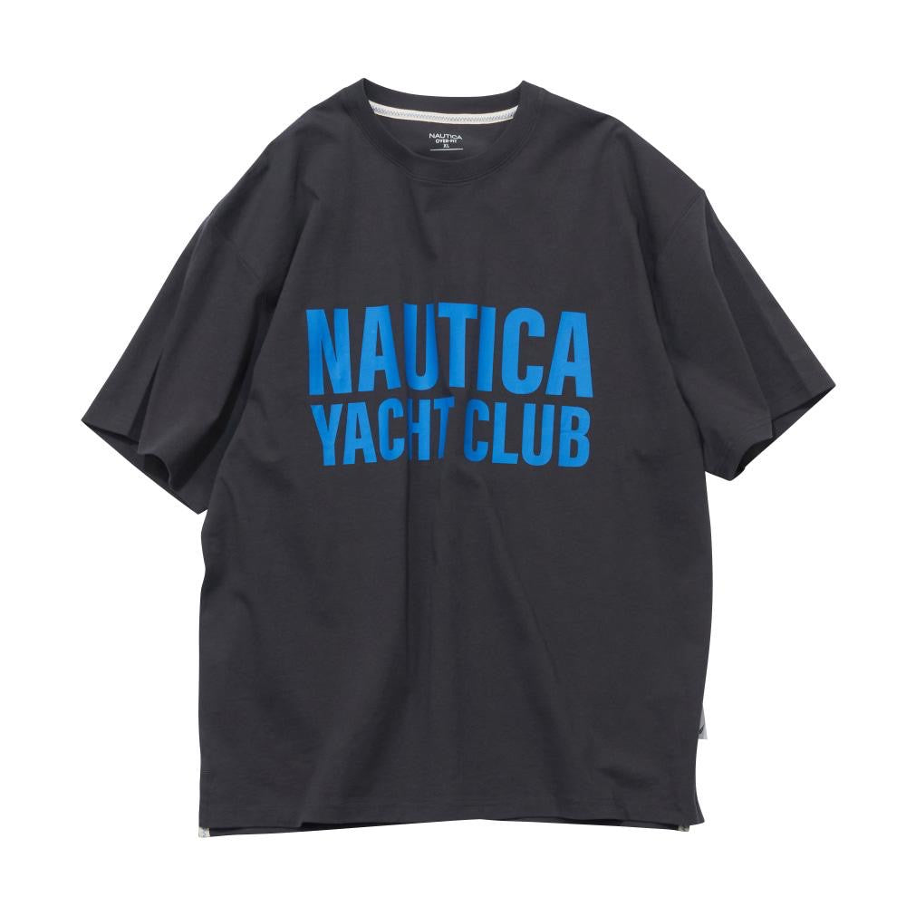 Preorder 預訂 Nautica KR Yacht Club Spellout Tee SS Navy Charcoal White