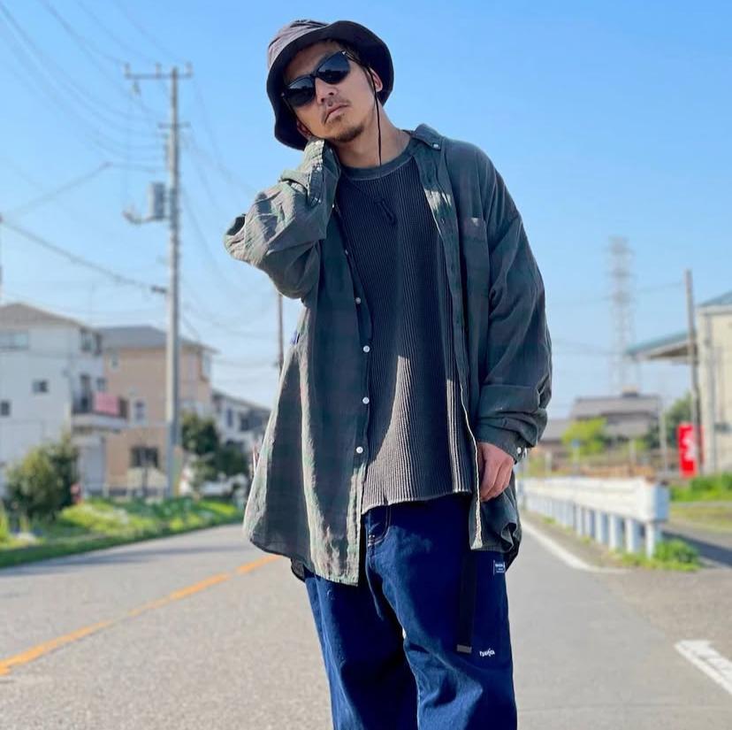 Nautica JP “Too Heavy” Pigment Dyed Waffle Relax SS Tee Navy