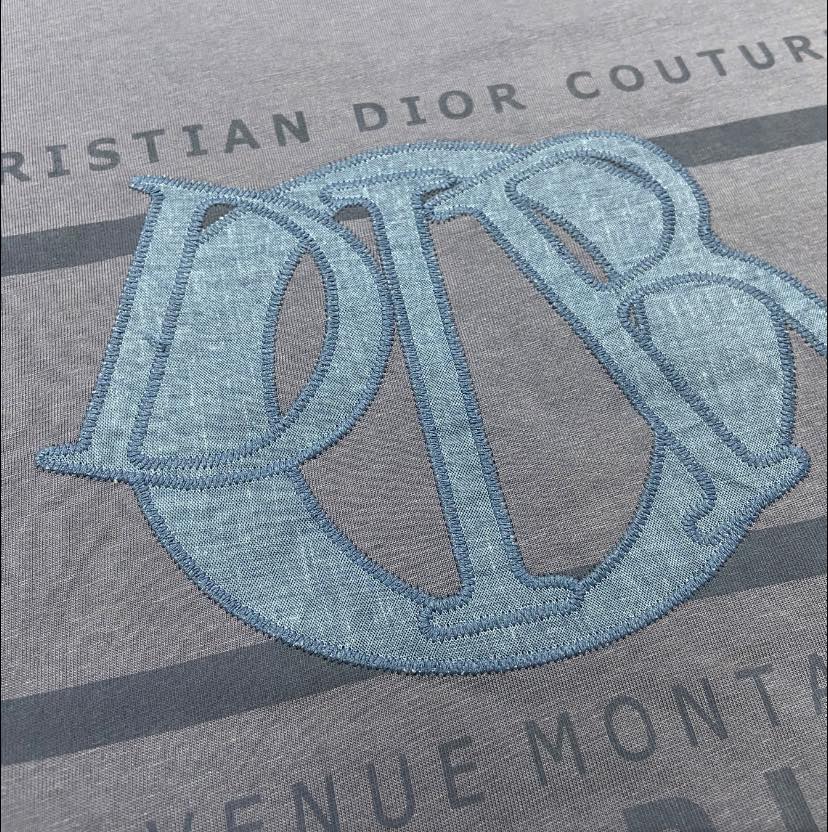 Christian Dior Culture Patch Tee (Made in Italy) Grey (Display Item)