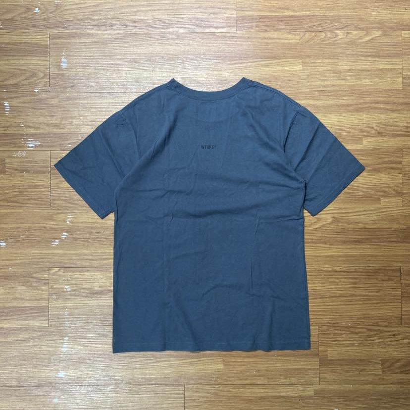 WTAPS GPS SS / COTTON. TEE (Made in Japan🇯🇵) Grey (Used)