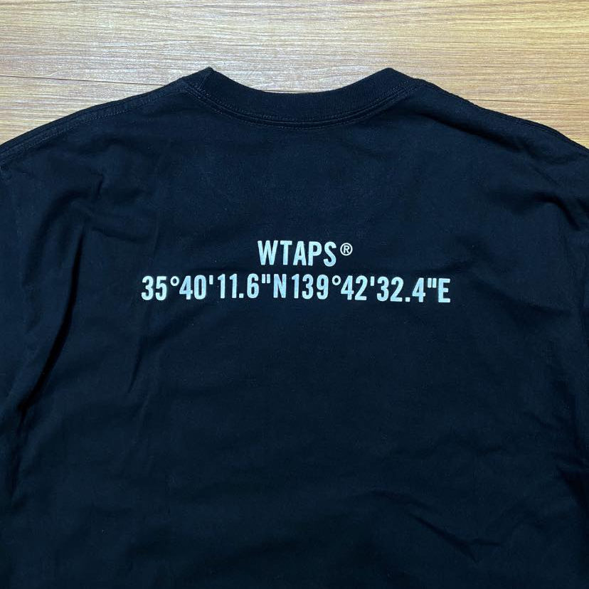 WTAPS GPS SS / COTTON. TEE (Made in Japan🇯🇵) Black (Display Item)