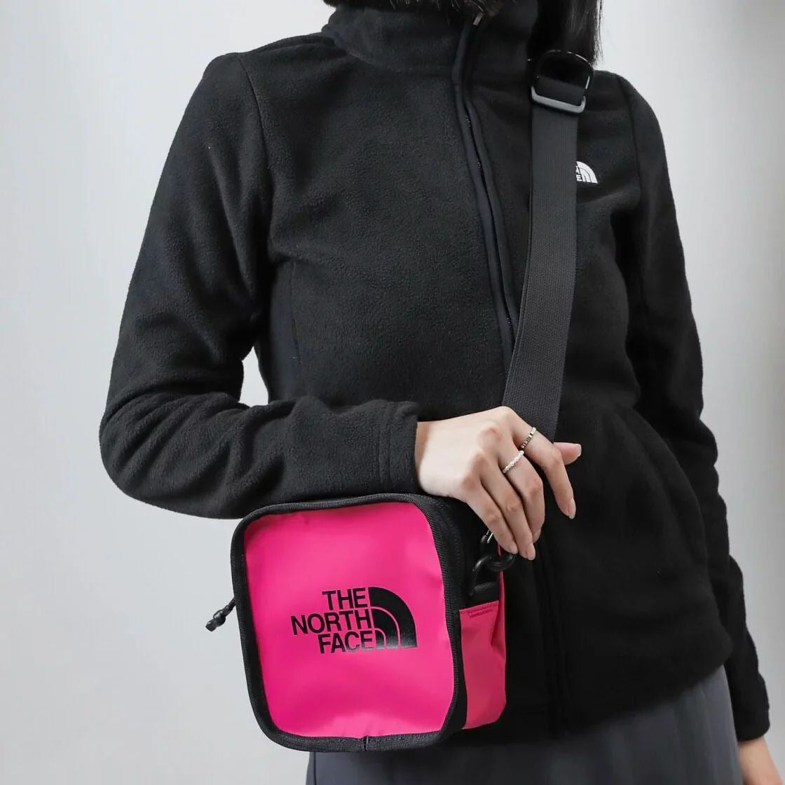 The North Face TNF Explore Barde II Crossbody bag Fuchsia Pink Black NF0A3VWSND5