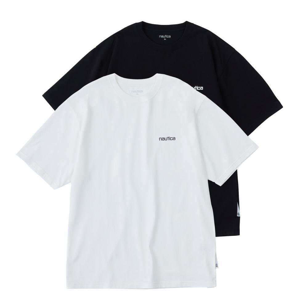 Nautica KR Essentials Basic Pack Tee (Set of 2) Black White