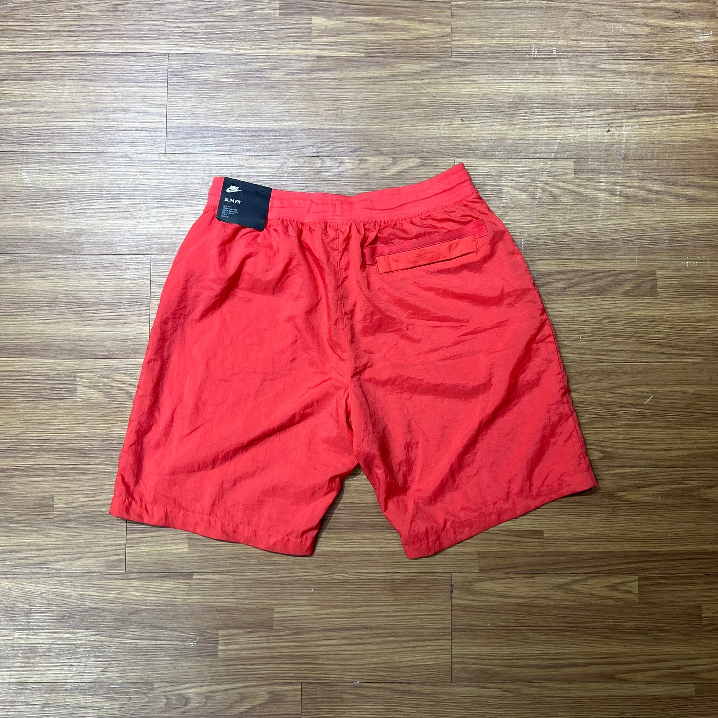 Nike NSW Big Swoosh Logo Hybrid Woven Shorts Red 831866-602
