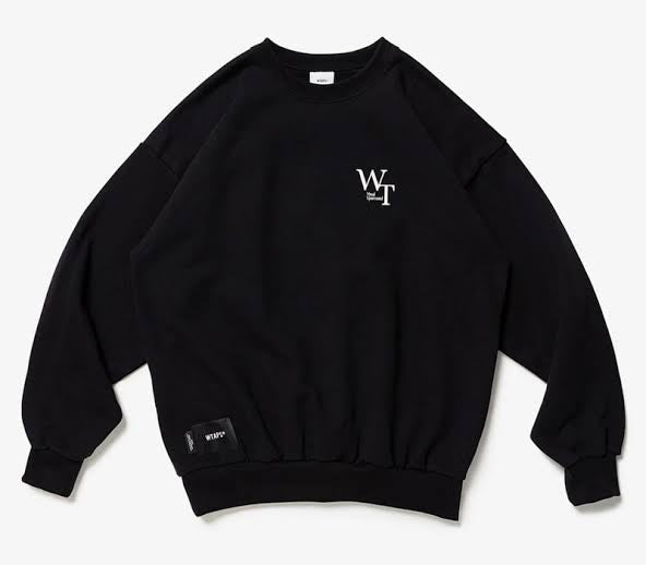 Wtaps Locks Crewneck Black 222ATDT-CPM02S