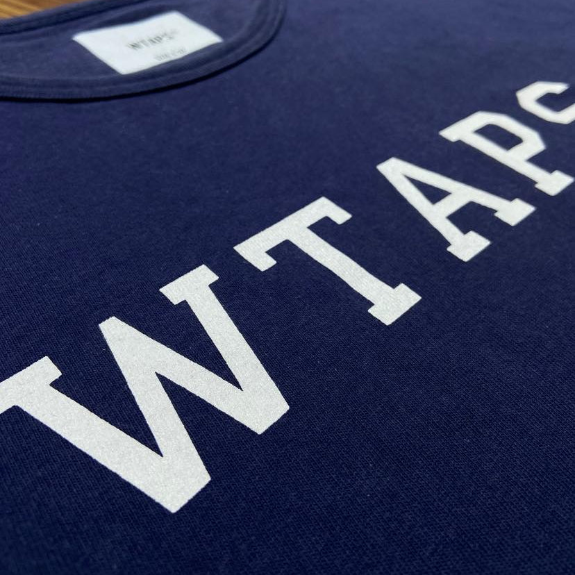WTAPS COLLEGE SS / TEE. COPO Navy (Used)