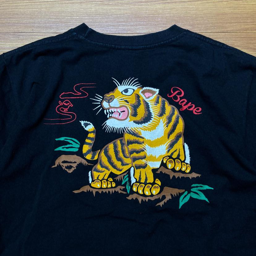 A Bathing Ape (BAPE) Tiger Tee Black (Used)