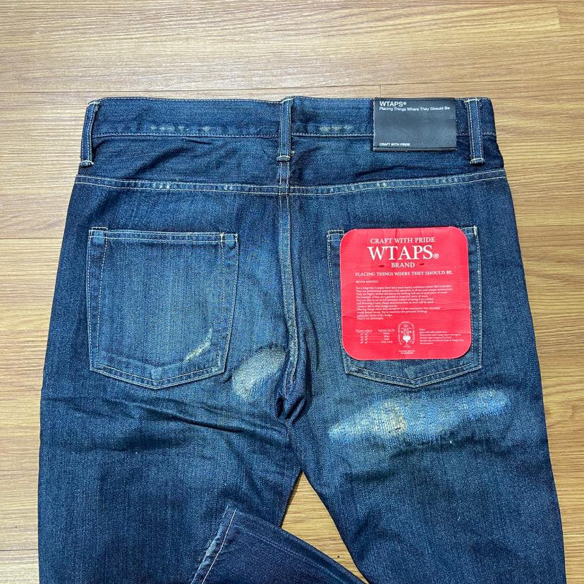 WTAPS TRASH DENIM JEANS (Made in Japan🇯🇵) Indigo Blue