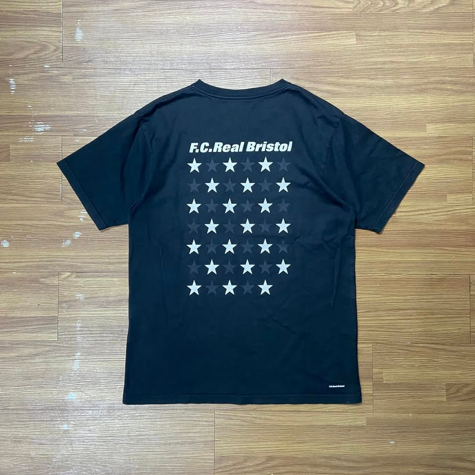 F.C.Real Bistrol (FCRB) Back Star Pocket Tee Black (Used)